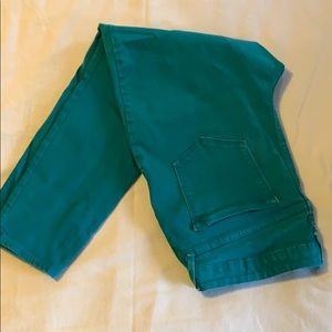 EUC Size 16, teal Old Navy Midrise Rockstar jeans